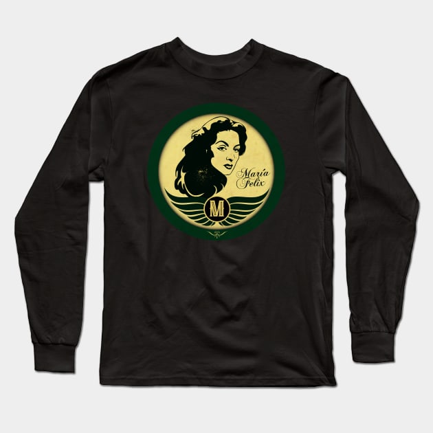 Golden Age Actress: M. Felix Long Sleeve T-Shirt by CTShirts